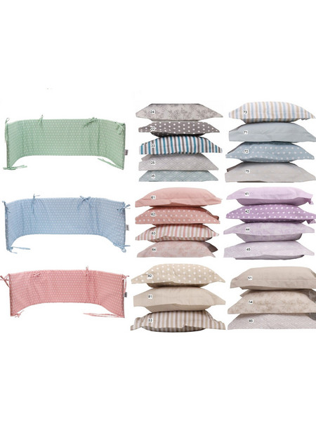 Anna Riska Mix & Match 44 Πάντα Κούνιας Λιλά 40x165cm