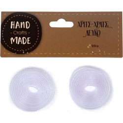 HAND MADE CRAFTS ΧΡΙΤΣ-ΧΡΑΤΣ ΛΕΥΚΟ 2Χ100cm