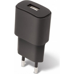 Forever Wall Adater Φορτιστής Χωρίς Καλώδιο με Θύρα USB-A Black FTC013AB