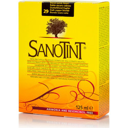 Sanotint Classic 29 Ξανθό Σκούρο Χαλκού Φυτική Ημιμόνιμη Βαφή Μαλλιών Χωρίς Αμμωνία 125ml