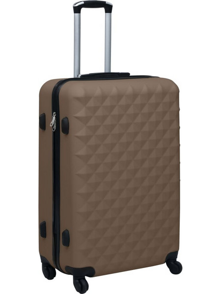 vidaXL 92428 Βαλίτσα Μεγάλη 76x48x28cm με 4 Ρόδες Καφέ