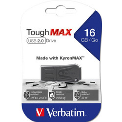 Verbatim ToughMax 16GB USB Stick 2.0 με USB-A