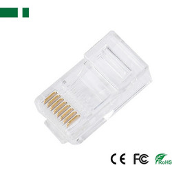 552-129 ANGA Φισάκι RJ45 8P8C για στρογγυλό καλώδιο Cat5e μονόκλωνο (ΣΥΣΚ/ΣΙΑ 100 ΤΕΜ.) ANGA