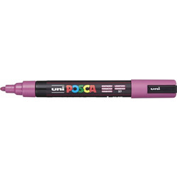 Μαρκαδόρος Uni Posca PC-5M Ανεξίτηλος 2.5mm Βατόμουρο