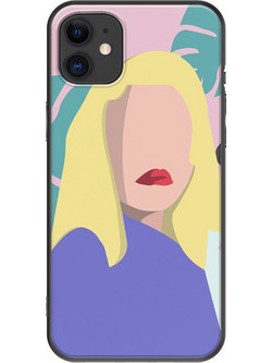 Θήκη Blonde iPhone 11 Black TPU (Μαύρη Σιλικόνη)