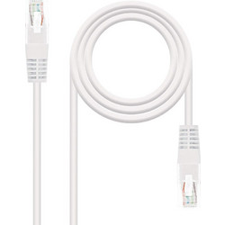 Nanocable U/UTP Cat.5e Καλώδιο Δικτύου Ethernet 5m White