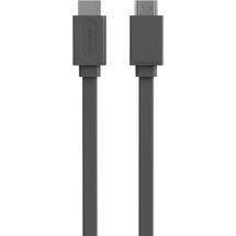 Allocacoc Καλώδιο HDMI 2.0 Flat HDMI Male to HDMI Male 5m Grey
