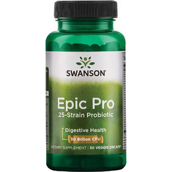 Swanson Epic Pro 25-Strain Probiotic Προβιοτικά 30 Κάψουλες
