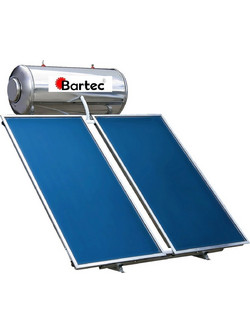 Bartec Premium Ηλιακός Θερμοσίφωνας 300lt 2x2.5m² Glass Διπλής Ενέργειας