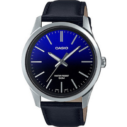 Casio Standard Ανδρικό Ρολόι με Μαύρο Δερμάτινο Λουράκι MTP-E180L-2AVEF