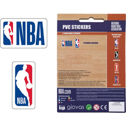 NBA PVC STICKERS 2 LOGOS TEAM 162PCS 775-21224-NBA LOGO Πολύχρωμο