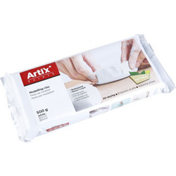 ARTIX PAINTS φυσικός πηλός PY036-1, χωρίς γλουτένη, 500γρ, λευκός PY036-1