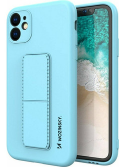 Θήκη Σιλικόνης Wozinsky Wozinsky Kickstand Flexible Back Cover για iPhone 12 Pro Max - Γαλάζιο
