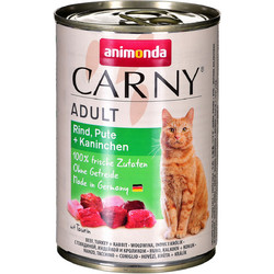 Animonda Carny Adult with Beef, Turkey & Rabbit 400gr