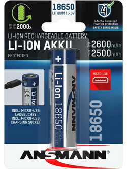 Ansmann 18650 2600mAh 1τμχ