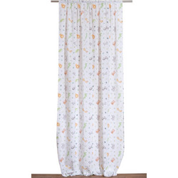 Viopros Παιδική Κουρτίνα με Τρέσα 140x270 Άμαζον White