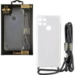 Idol 1991 Antishock Air TPU Θήκη Realme C21Y / C25Y 6.5" με Λουράκι Διάφανη