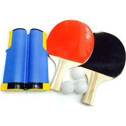 Retractable Table Tennis Ping Pong Play Set