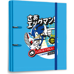 Ντοσιέ/Κλασέρ 2 κρίκων με λάστιχο Sonic the Hedgehog Premium Folder C2AT0051