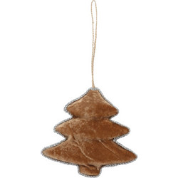 XMAS GLEAM 2 ΚΡΕΜΑΣΤΟ ΔΕΝΤΡΟ POLYFOAM ΥΦΑΣΜΑ ΧΡΥΣΟ 12xH11cm c416394