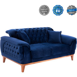 FreeBox Bennington Διθέσιος Καναπές Κρεβάτι Μπλε 180x95x80cm FB93250.18