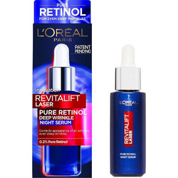 L'Oreal Paris Revitalift Laser Pure Retinol Night Αντιγηραντικό Serum Προσώπου για Ανάπλαση με Ρετινόλη 30ml