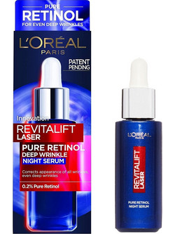 L'Oreal Paris Revitalift Laser Pure Retinol Night Αντιγηραντικό Serum Προσώπου για Ανάπλαση με Ρετινόλη 30ml