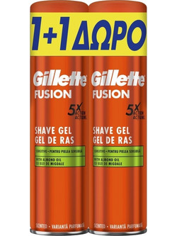 Gillette Fusion 5 Ultra Sensitive Shaving Gel 2x200ml