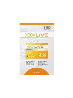 Xbox Live 2100 Points Card
