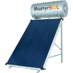 Mastersol ECO Ηλιακός Θερμοσίφωνας 160lt 2.5m² Glass Τριπλής ενέργειας