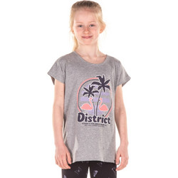 District75 Παιδικό T-Shirt Κοντομάνικο Γκρι 122KGSS-314-088