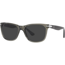 Persol PO3291S 1003/48 Ανδρικά Γυαλιά Ηλίου Τετράγωνα Κοκάλινα Γκρι με Μαύρο Polarized Φακό