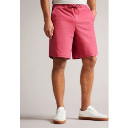 Ted Baker Ανδρική Βερμούδα Υφασμάτινη Ροζ 256714