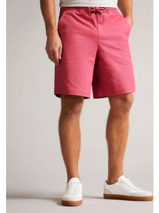 Ted Baker Ανδρική Βερμούδα Υφασμάτινη Ροζ 256714