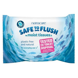 Natracare Υγρά Μαντηλάκια Safe to Flash με Οργανική Aloe Vera 30τμχ 12750