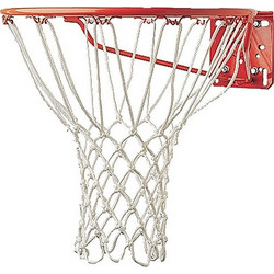 Νάυλον Δίχτυ για Μπάσκετ 6mm Ligasport Basketball Nets (Λευκό)