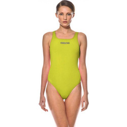 Arena Swimwear Malters Αθλητικό Παιδικό Μαγιό Ολόσωμο για Κορίτσι Κίτρινο 2A07565-2-3