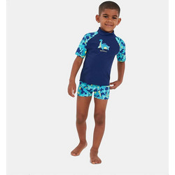 Speedo Αντηλιακό UV Παιδικό Μαγιό Σετ με Μπλούζα για Αγόρι Navy Μπλε 811883-G041B