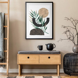 ΑΦΙΣΑ WALL-DESIGN NATURE 49501 (PVC/PLEXIGLASS ΜΑΥΡΗ ΚΟΡΝΙΖΑ ΜΕ ΠΛΑΙΣΙΟ) 30x40cm