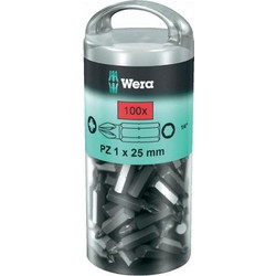 Wera 855/1 Z (100 x PZ1 / 25mm) μύτες τύπου PZ1 σε κουτί