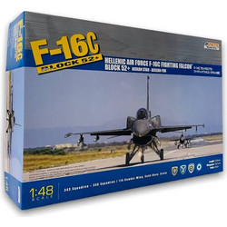 Kinetic Model Kits F-16C HAF Συναρμολογούμενο Πλαστικό Μοντέλο Αεροπλάνου 1:48