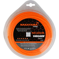 Nakayama Twist Square NC1019 Μεσινεζα Τετράγωνη 1.6mm x 15m