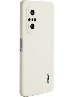 ENKAY HAT PRINCE Θήκη Σιλικόνης για Huawei nova 9 SE / Honor 50 SE - Λευκό του Πάγου