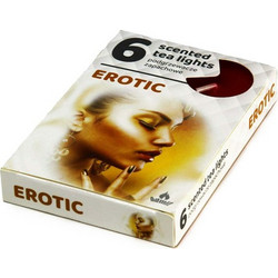 Κερί Ρεσώ Με Άρωμα Erotic Σετ 6 Τεμαχίων