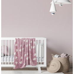 Kocoon Darling Κουβέρτα Κούνιας Fleece 110x140 Ροζ