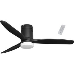Life Zonda 221-0268 Ανεμιστήρας Οροφής 132cm 70W με Φως & Τηλεχειριστήριο Μαύρος