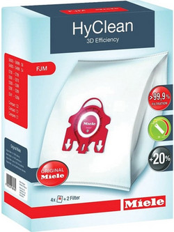 Miele FJM HyClean 3D Efficiency Σακούλες Σκούπας 4τμχ Συμβατές με Σκούπα Miele