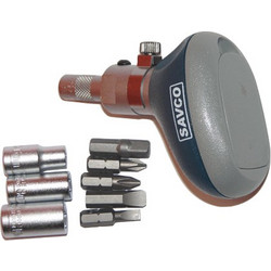 SAVCO AV-302 Κατσαβίδι νάνος 1/4" υποδοχής με καστάνια