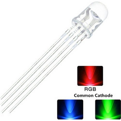 5mm 4pin RGB LED Tri-Color Common Cathode