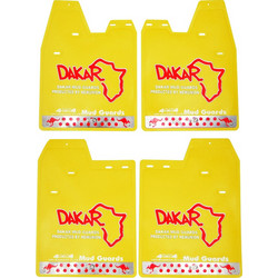 DAKAR Λασπωτήρες SUV 48x36 cm 4 τεμ - DAKAR ΚΙΤΡΙΝΟ
